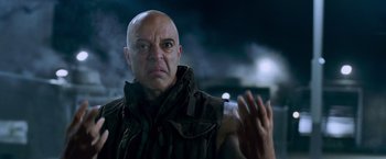 Movie still from “X-Men: The Last Stand” (2006), directed by Brett Ratner – Close Up shot, Low angle