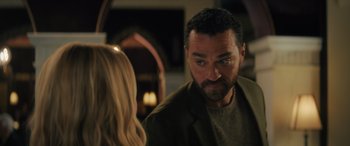 Movie still from “Your Place or Mine” (2023), directed by Aline Brosh McKenna – A person looking at another person; Close Up shot, Over the shoulder angle