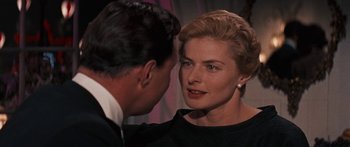 Movie still from “Anastasia” (1956), directed by Anatole Litvak – A man and a woman talking to each other; Close Up shot, Over the shoulder angle