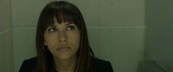 Movie still from “Celeste & Jesse Forever” (2012), directed by Lee Toland Krieger – A person with long hair; Close Up shot, High angle