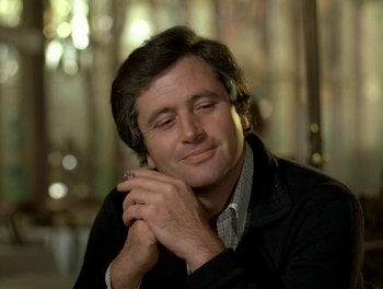 Movie still from “Cousin cousine” (1975), directed by Jean-Charles Tacchella – A person with his eyes closed; Close Up shot, Low angle