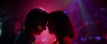 Movie still from “A Fantastic Woman” (2017), directed by Sebastián Lelio – A couple of people that are looking at each other; Close Up shot, Low angle
