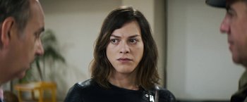 Movie still from “A Fantastic Woman” (2017), directed by Sebastián Lelio – A person with long hair; Close Up shot, Low angle