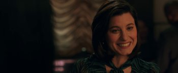 Movie still from “A Journal for Jordan” (2021), directed by Denzel Washington – A person smiling for the camera; Close Up shot, Over the shoulder angle