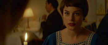 Movie still from “A Man Called Ove” (2015), directed by Hannes Holm – A person with short hair; Close Up shot, Over the shoulder angle