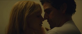 Movie still from “A Most Violent Year” (2014), directed by J.C. Chandor – A man and a woman face to face in a room; Close Up shot, Low angle