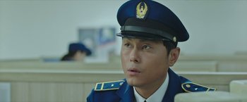 A person wearing a uniform