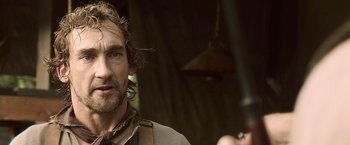 Movie still from “Abraham Lincoln: Vampire Hunter” (2012), directed by Timur Bekmambetov – A person wearing a neck tie; Close Up shot, Over the shoulder angle