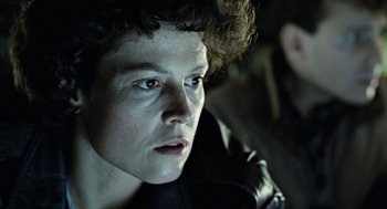 Movie still from “Aliens” (1986), directed by James Cameron – Close Up shot, Low angle