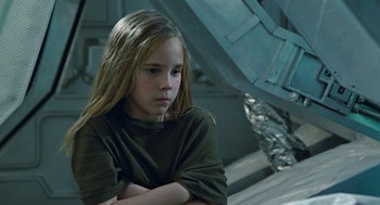 Movie still from “Aliens” (1986), directed by James Cameron – Close Up shot, High angle