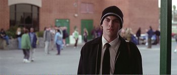 Movie still from “American Beauty” (1999), directed by Sam Mendes – Close Up shot, Low angle