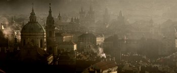A view of a large city in the middle of the day