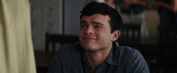 Movie still from “Beautiful Creatures” (2013), directed by Richard LaGravenese – A person sitting in front of a window; Close Up shot, Over the shoulder angle