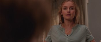 Movie still from “Better Watch Out” (2016), directed by Chris Peckover – A person wearing a necklace; Close Up shot, Over the shoulder angle