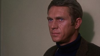 Movie still from “Bullitt” (1968), directed by Peter Yates – Close Up shot, Over the shoulder angle