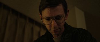 A person wearing glasses