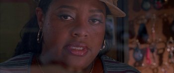 Movie still from “Cellular” (2004), directed by David R. Ellis – A person wearing a hat; Close Up shot, Low angle