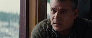 Movie still from “Charlie St. Cloud” (2010), directed by Burr Steers – A person wearing a sweater; Close Up shot, Over the shoulder angle