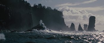 Movie still from “Charlie St. Cloud” (2010), directed by Burr Steers – A body of water near a body of water; Extreme Wide shot, High angle
