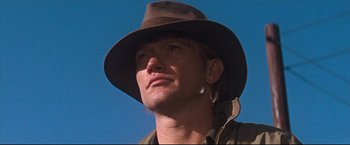Movie still from “Cool Hand Luke” (1967), directed by Stuart Rosenberg – A person wearing a hat; Close Up shot, Low angle