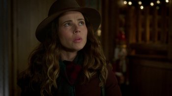 Movie still from “Daddy's Home 2” (2017), directed by Sean Anders – A person wearing a hat; Close Up shot, Over the shoulder angle