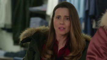 Movie still from “Daddy's Home 2” (2017), directed by Sean Anders – A person wearing a jacket; Close Up shot, Over the shoulder angle