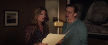 Movie still from “Game Night” (2018), directed by John Francis Daley – Medium shot, Over the shoulder angle