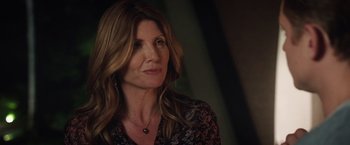 Movie still from “Game Night” (2018), directed by John Francis Daley – Close Up shot, Over the shoulder angle