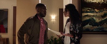 Movie still from “Game Night” (2018), directed by John Francis Daley – Medium shot, Over the shoulder angle