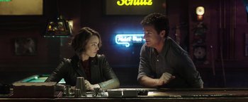 Movie still from “Game Night” (2018), directed by John Francis Daley – Medium shot, Over the shoulder angle