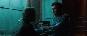 Movie still from “Game Night” (2018), directed by John Francis Daley – Medium shot, Over the shoulder angle