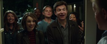 Movie still from “Game Night” (2018), directed by John Francis Daley – Medium shot, Over the shoulder angle