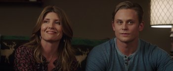 Movie still from “Game Night” (2018), directed by John Francis Daley – Close Up shot, Over the shoulder angle