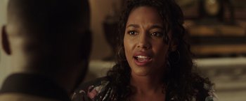 Movie still from “Game Night” (2018), directed by John Francis Daley – Close Up shot, Over the shoulder angle