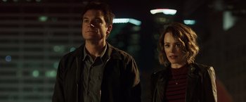 Movie still from “Game Night” (2018), directed by John Francis Daley – Medium shot, Over the shoulder angle