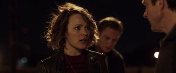 Movie still from “Game Night” (2018), directed by John Francis Daley – Close Up shot, Over the shoulder angle