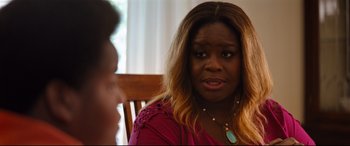 Movie still from “Good Boys” (2019), directed by Gene Stupnitsky – A woman sitting in front of another woman; Close Up shot, Over the shoulder angle