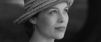Movie still from “Frantz” (2016), directed by François Ozon – A person wearing a hat; Close Up shot, Low angle