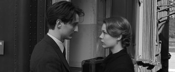 Movie still from “Frantz” (2016), directed by François Ozon – A man and a woman standing next to each other; Close Up shot, Low angle