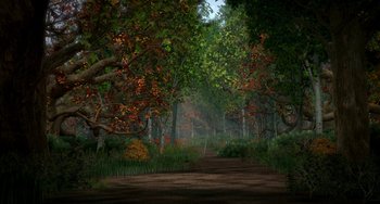 Movie still from “Free Birds” (2013), directed by Jimmy Hayward – An image of an image of an image of an image of an image of an image of an image of an image of an image of an image; Extreme Wide shot, High angle