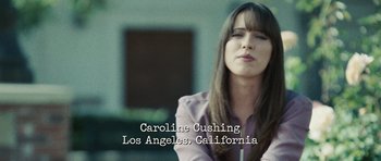 Movie still from “Frost/Nixon” (2008), directed by Ron Howard – A woman sitting in front of a window with her eyes closed; Close Up shot, Low angle