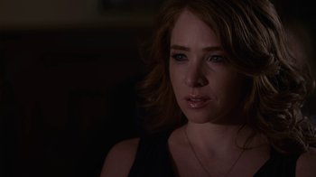 Movie still from “God's Not Dead” (2014), directed by Harold Cronk – A person wearing a black shirt; Close Up shot, Over the shoulder angle