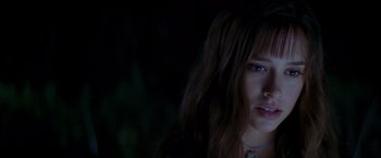 Movie still from “I Know What You Did Last Summer” (1997), directed by Jim Gillespie – A person with long hair; Close Up shot, Low angle