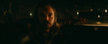 Movie still from “I'm Your Woman” (2020), directed by Julia Hart – A person in a dark room; Close Up shot, Low angle