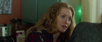 Movie still from “If I Stay” (2014), directed by R.J. Cutler – A person with long red hair; Close Up shot, Over the shoulder angle