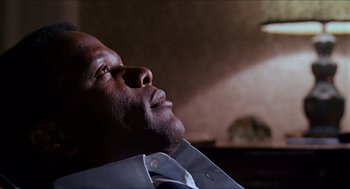 Movie still from “In the Heat of the Night” (1967), directed by Norman Jewison – A person looking up at the sky; Close Up shot, High angle