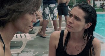 Movie still from “Incendies” (2010), directed by Denis Villeneuve – A woman and a man talking to each other; Close Up shot, Over the shoulder angle