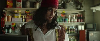 Movie still from “Ingrid Goes West” (2017), directed by Matt Spicer – A person with long black hair; Close Up shot, Low angle