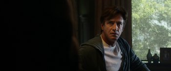 Movie still from “Insidious: Chapter 3” (2015), directed by Leigh Whannell – A person wearing a jacket; Close Up shot, Over the shoulder angle