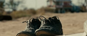 Movie still from “Into the Wild” (2007), directed by Sean Penn – Extreme Close Up shot, Low angle
